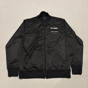 Harley Davidson Cancun Mexico Jacket Size XL Black Biker Casual Full Zip Outdoor